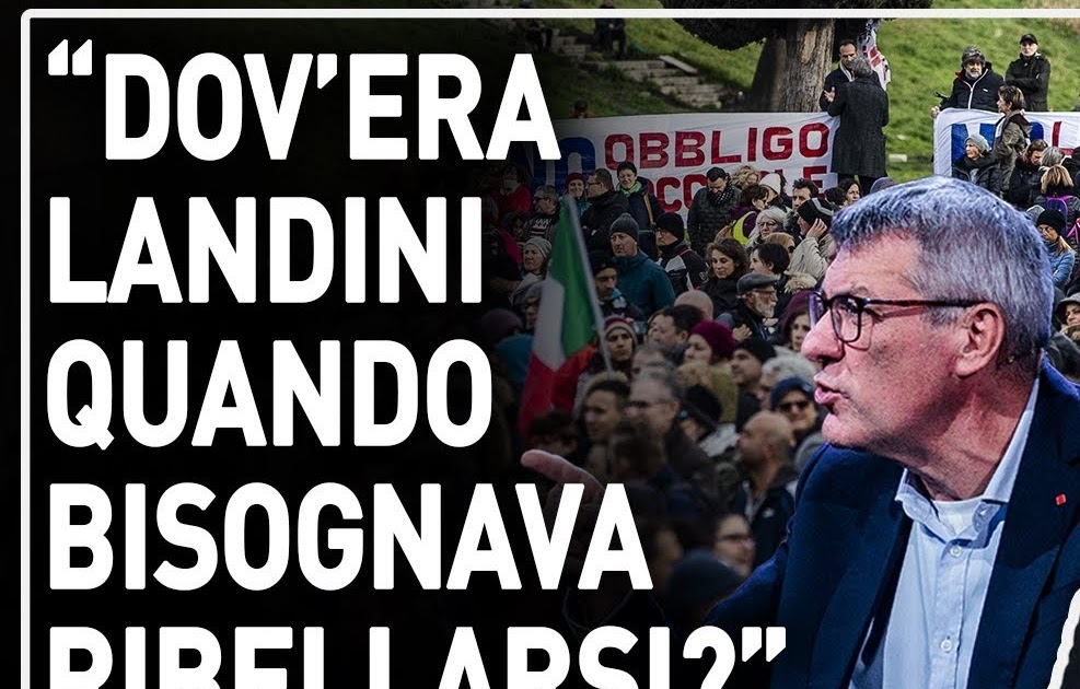 Oggi Landini si scopre Insurrezionalista: ma dov'era quando c'era l'infame Green Pass, utilizzato contro le Classi Lavoratrici, privandole del Lavoro?